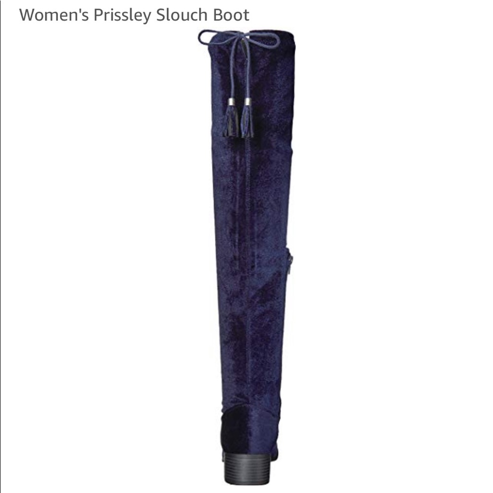 Steve MADDEN GIRL Prissley Navy fabric boot - 7.5 - Picture 3 of 5